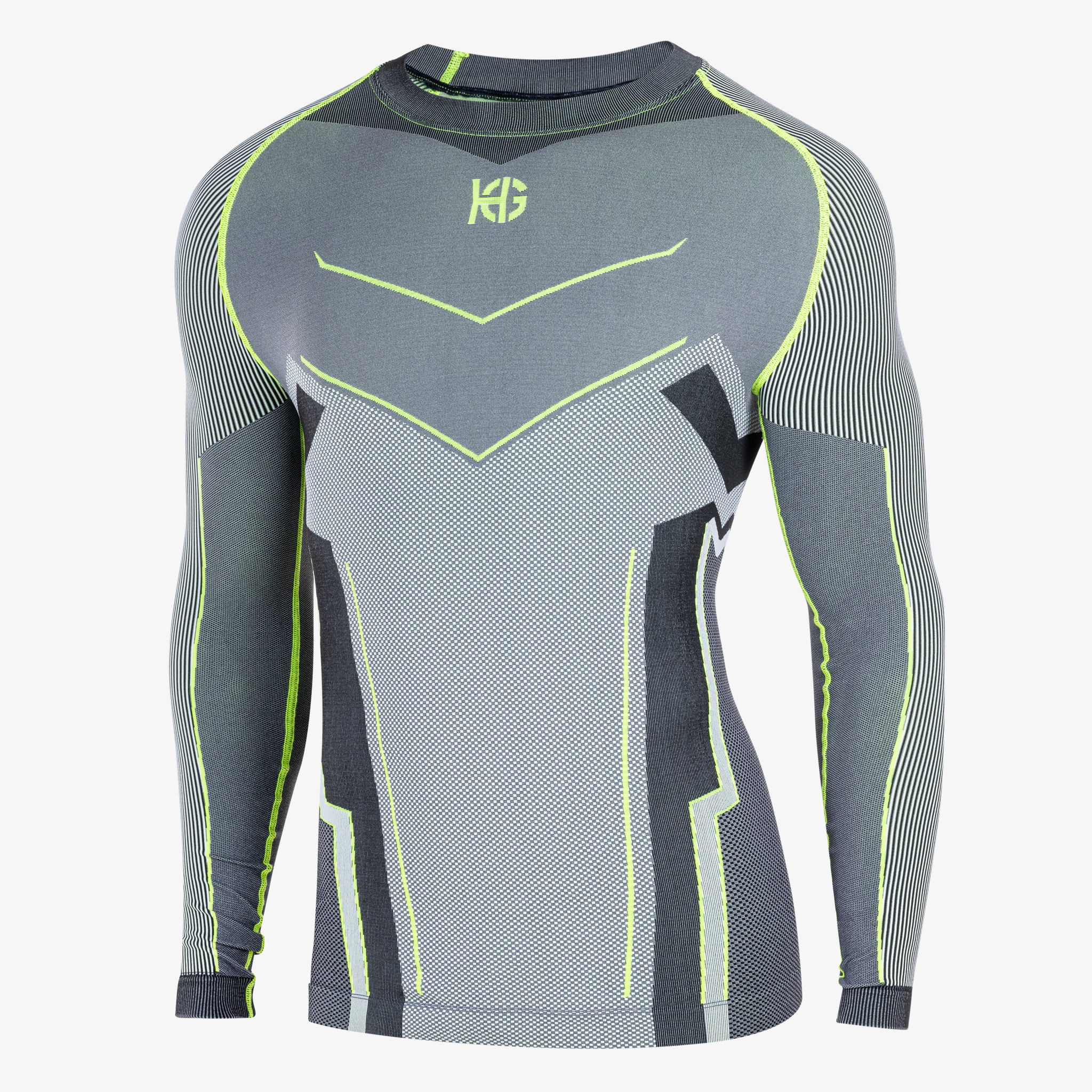 Ash Grey / Lemon Green