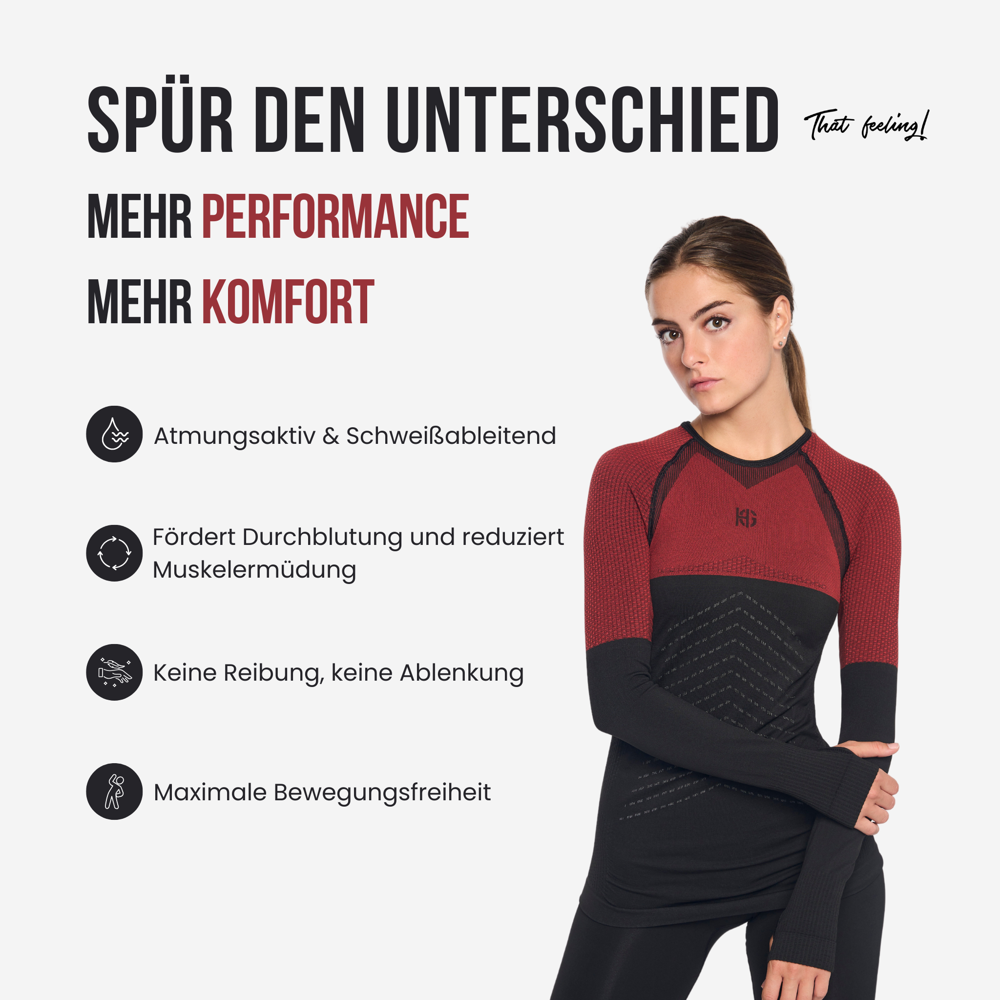 Midnight Black / Ash Grey, Midnight Black / Ruby Red