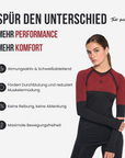 Andoya - Performance verbessernder warmer Baselayer starke Kompression